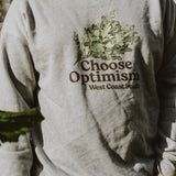 choose optimism sweatshirt west coast seeds