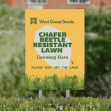 Chafer Beetle Resistant Blend - Lawn Sign