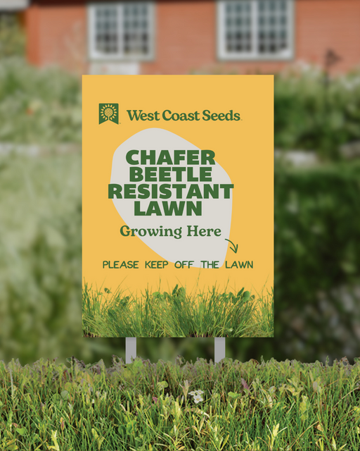 Chafer Beetle Resistant Blend - Lawn Sign