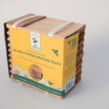 48 Hole Wood Nesting Trays