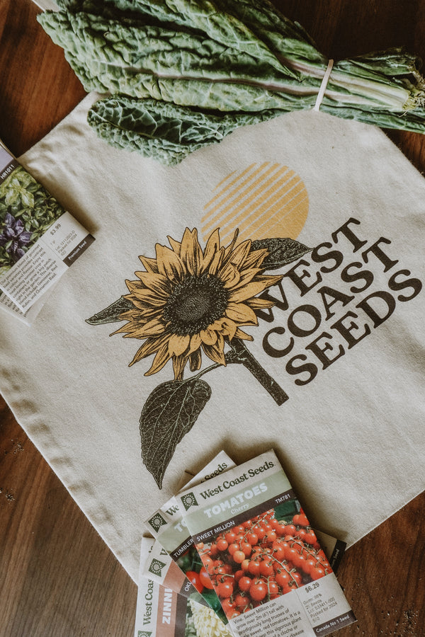 Cotton Sunflower Tote Bag
