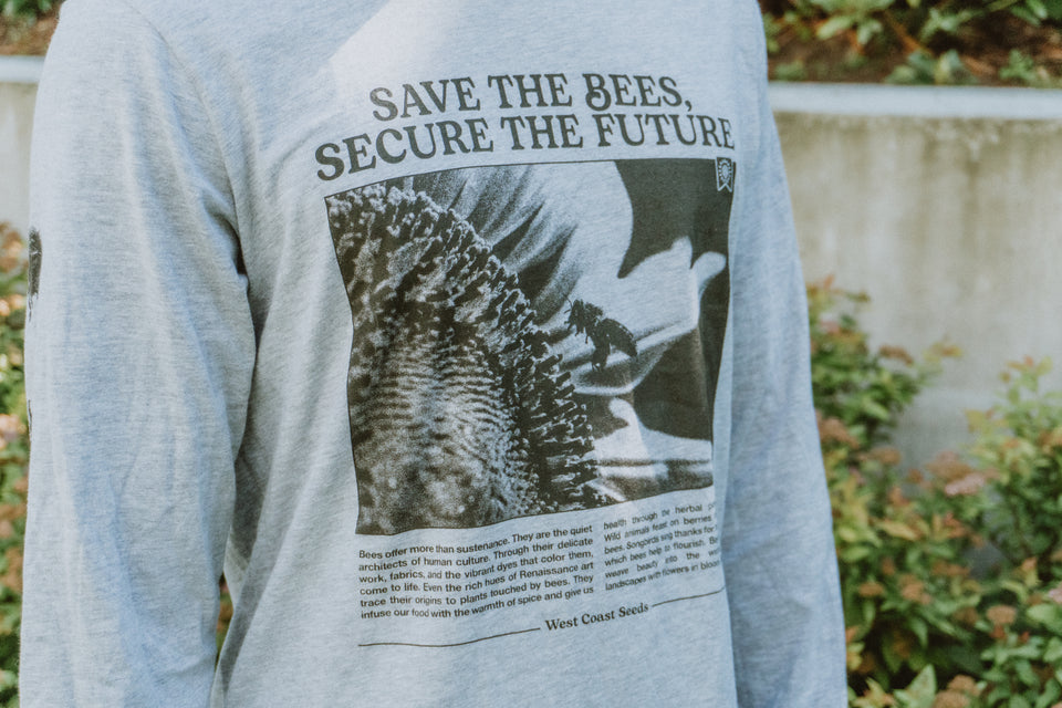 Save the Bees Jersey Long-Sleeve T-Shirt