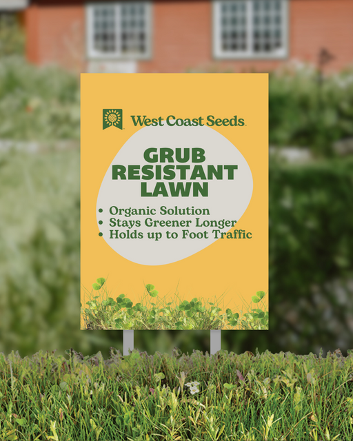 Grub Resistant Blend - Lawn Sign