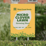 Micro Clover - Lawn Sign