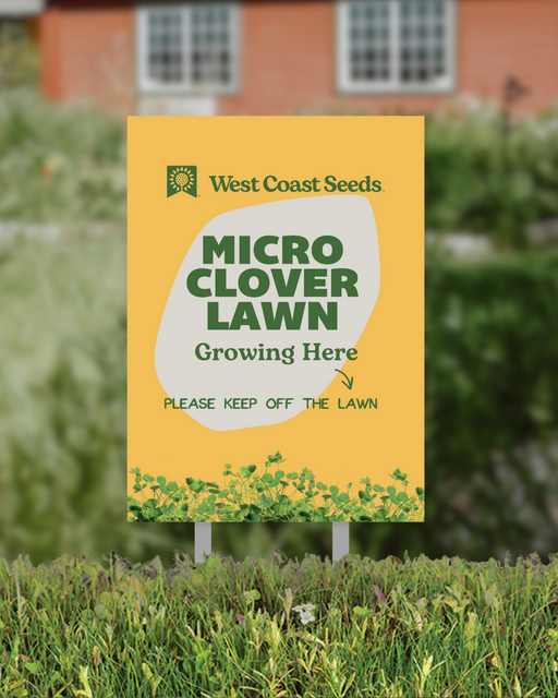 Micro Clover - Lawn Sign