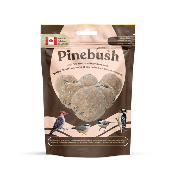 Wild Bird Fruit and Berry Suet Balls 6/pk