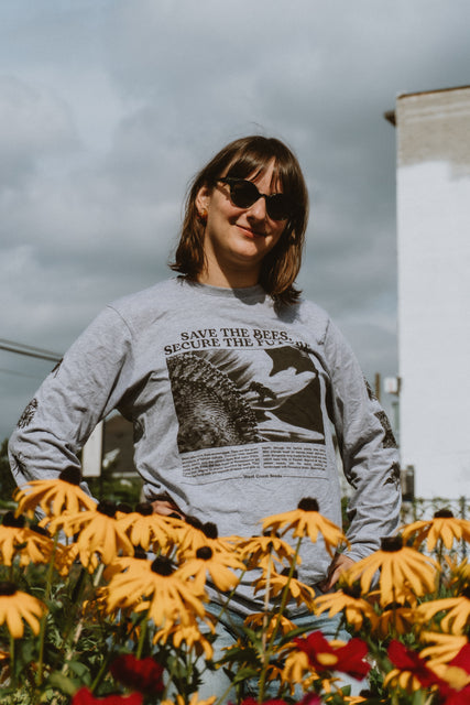 Save the Bees Jersey Long-Sleeve T-Shirt