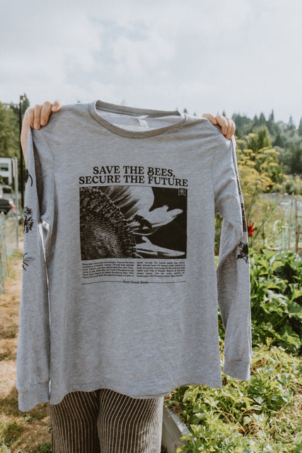 Save the Bees Jersey Long-Sleeve T-Shirt