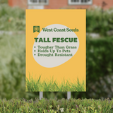 Tall Fescue - Lawn Sign