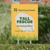 Tall Fescue - Lawn Sign