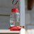 Mason Jar Glass Hummingbird Feeder