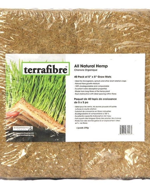 Terrafibre Hemp Grow Mats 5 x 5